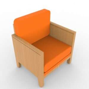 Wooden Frame Armchair