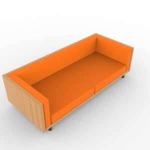 Rectangle Two Seater Sofa