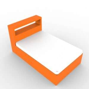 Double Bed with Bookshelf