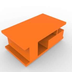 Coffee Table with Bookshelf