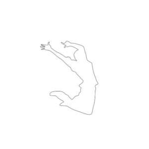 Jumping Person Silhouette