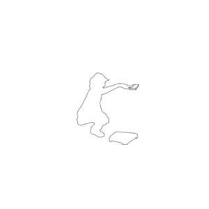 Person Painting Silhouette