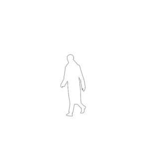 Walking Man Silhouette