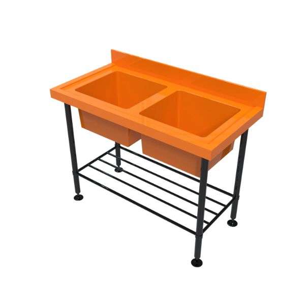 Double Centre Sink Bench