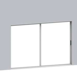 Slide with 1 Panel Swing Door