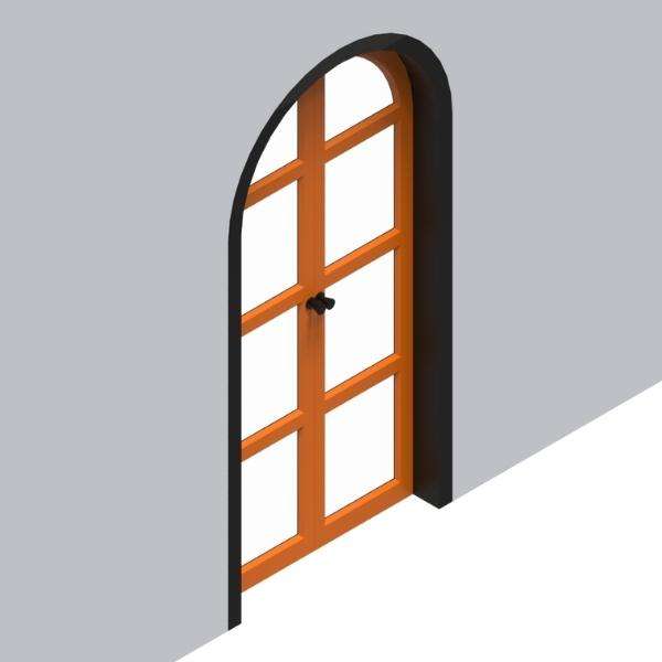 Double panel Arch Door