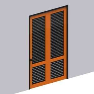 Louver Bifold Door