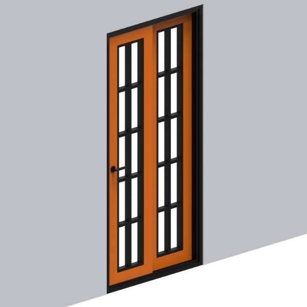 Frosted Sliding Door