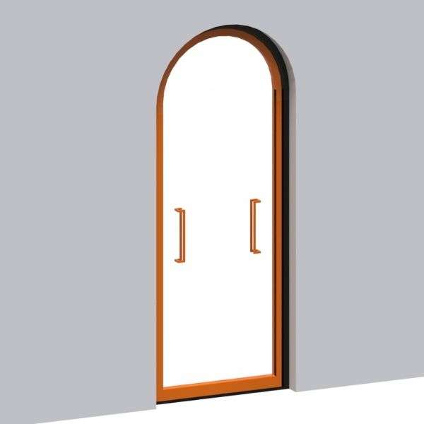Arch Pivot Door