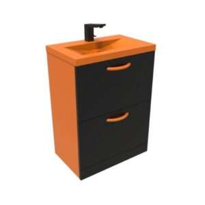Floor Standing 2 Drawer Vanity