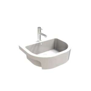 Semi Recessed Basin