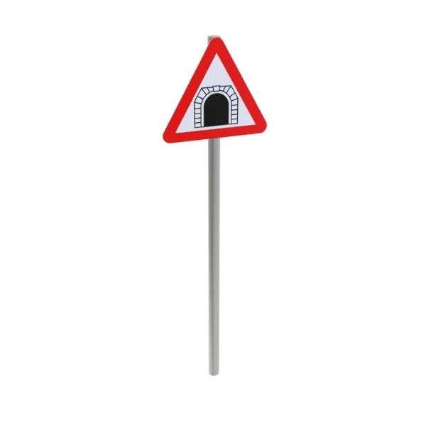 Tunnel Ahead Road Sign Post Mounted Sign