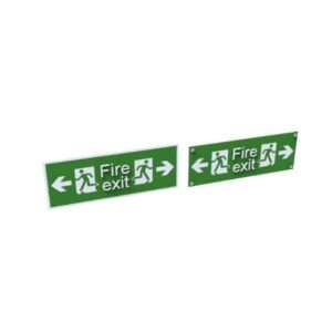 Fire Exit Left & Right Sign