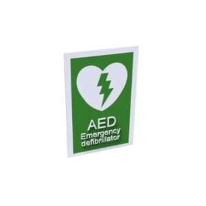 AED Emergency Defibrillator First Aid Sign
