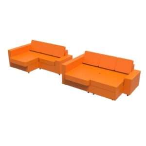 Corner Sofa-bed with Storage