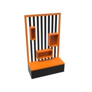 Wooden Partition Wall with Drawer