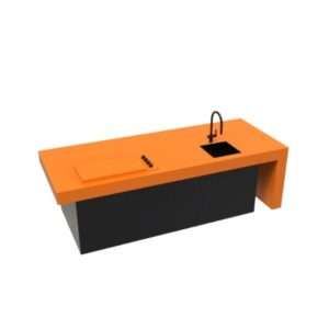 Outdoor Island Kitchen