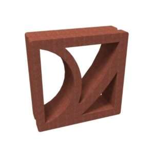 V Line Breeze Block