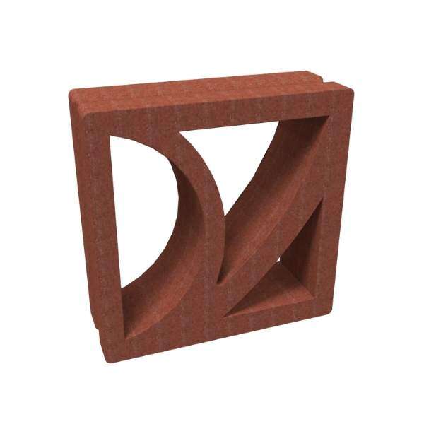 V Line Breeze Block