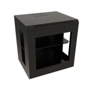 4-Post 12U Wall Mount Network Cabinet