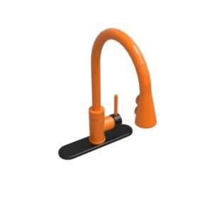 Single Hole Kitchen Faucet with Pull-down Spray