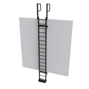 Fixed Vertical Ladder with Grabrails