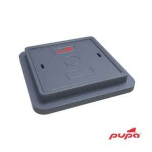 Square Manhole Cover 45x45 Dark Grey