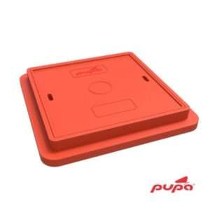 Square Manhole Cover 55x55 Teracotta