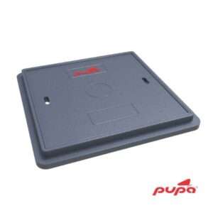 Square Manhole Cover 80x80 Dark Grey