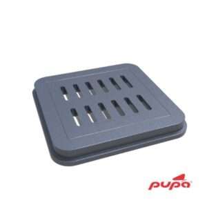 Drain Cover With Frame 40x40 Dark Grey