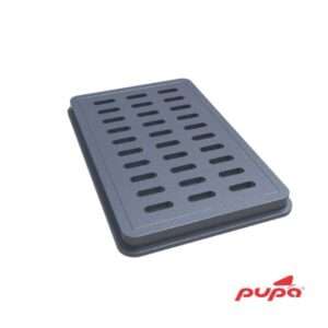 Drain Cover With Frame 56x36 Dark Grey