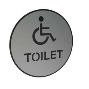 Restroom Disabled Person Signage