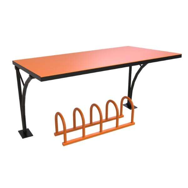 Monopitch Cantilever Cycle Shelter