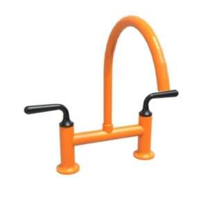 Two-hole bridge mixer For sprayer