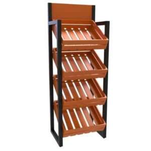 Multifunction Wooden Display Shelves